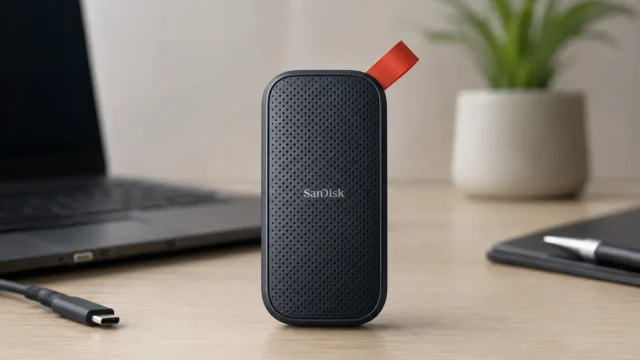 SanDisk SSD portátil 1TB: quando a velocidade não aparece?