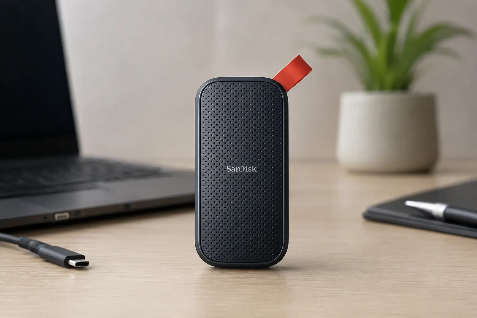 SanDisk SSD portátil 1TB: quando a velocidade não aparece?