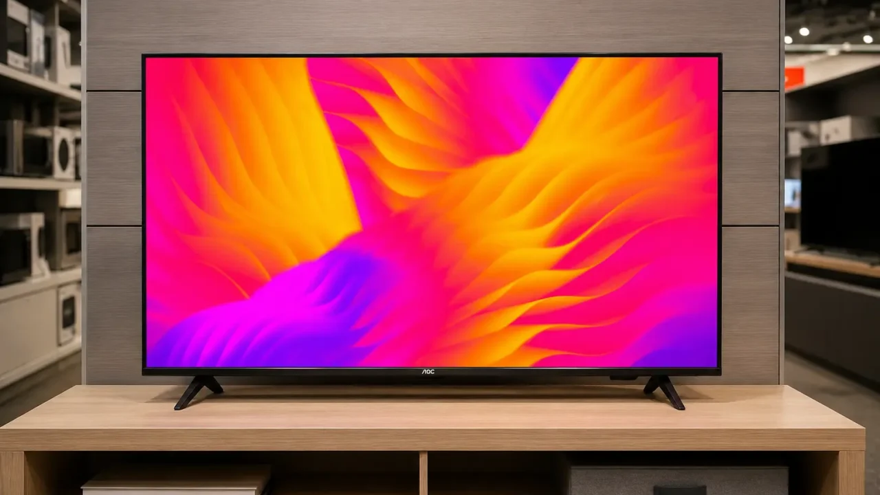 AOC 32S5155/78G: TV 32" HD ainda faz sentido em 2026?