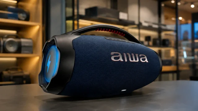 AIWA Boombox Plus serve para festas, não para transporte frequente