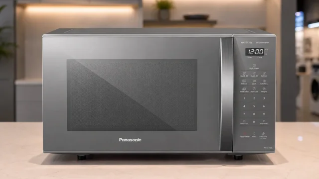 Panasonic NN-ST55L serve à rotina, não a recipientes maiores