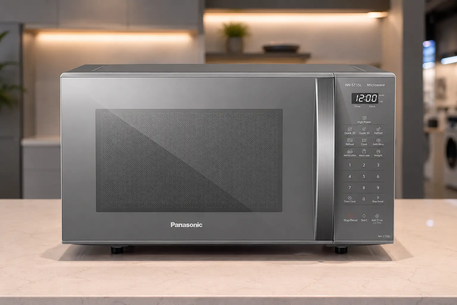 Panasonic NN-ST55L serve à rotina, não a recipientes maiores