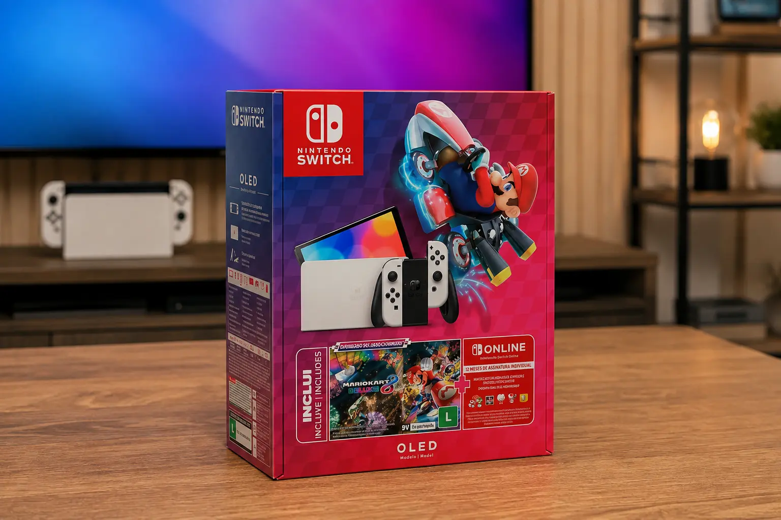 Switch OLED troca tela premium e pacote completo pela nova geração