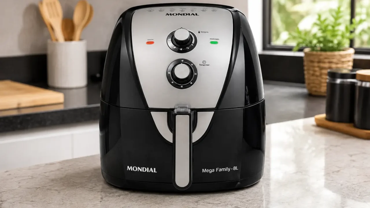 Air fryer Mondial 8L é para quem precisa de mais espaço
