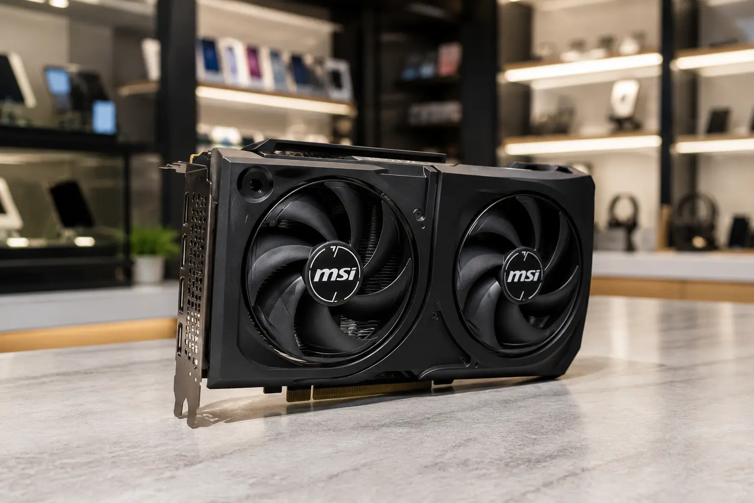 RTX 5060 Ti Ventus 2X privilegia formato dual-fan, mas fica nos 8 GB