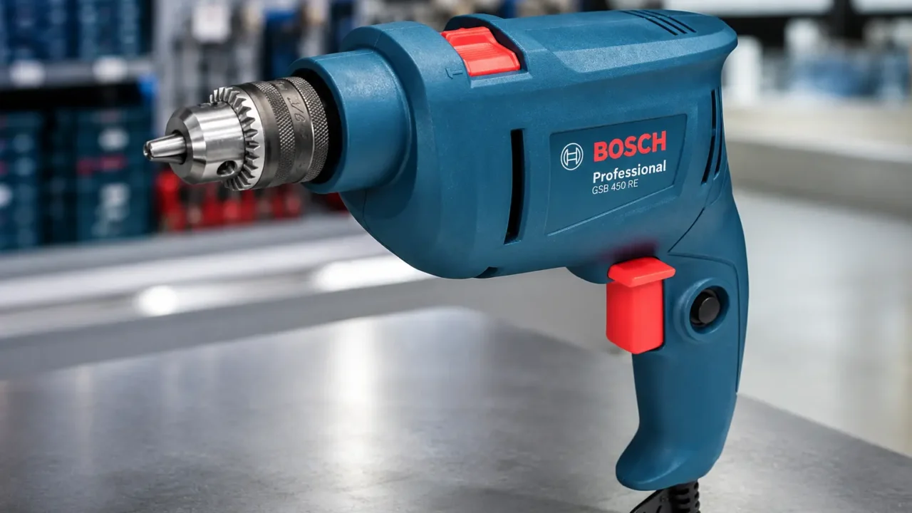 Furadeira Bosch GSB 450 RE é para reparos simples, não uso intenso