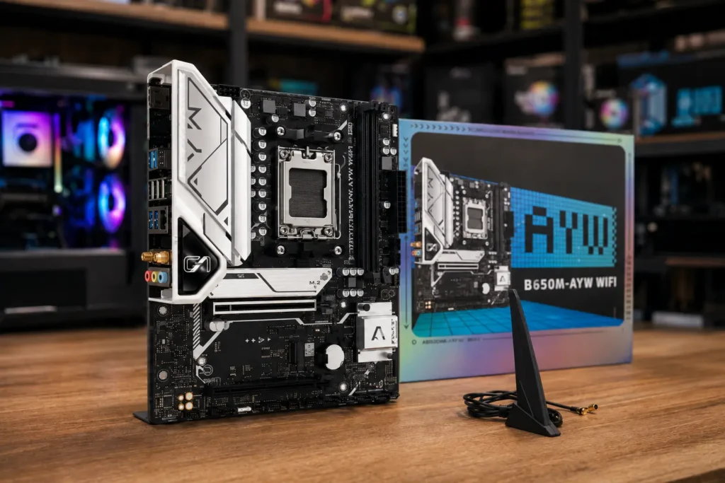 Asus B650M-AYW WIFI atende quem monta AM5 sem buscar placa topo