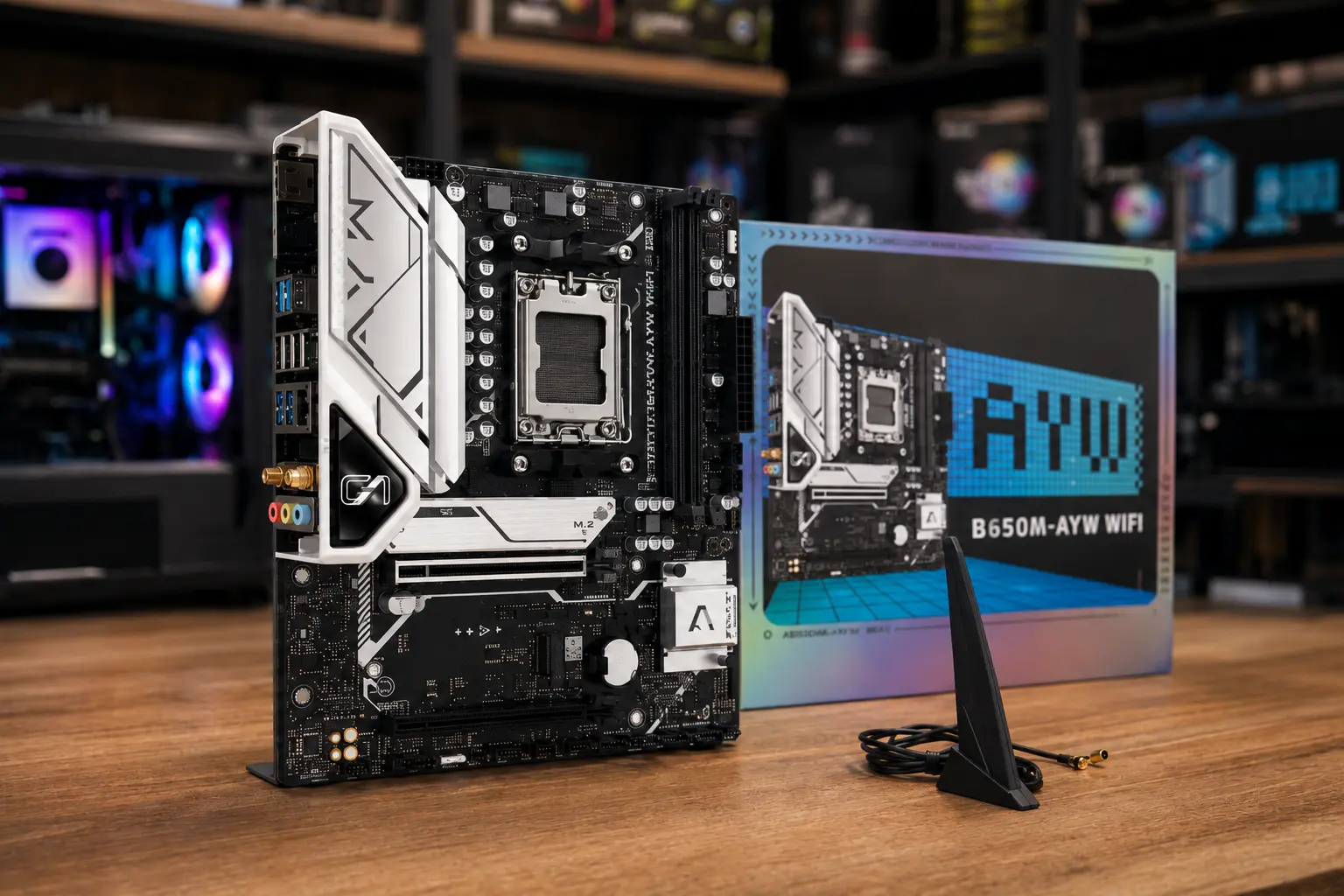Asus B650M-AYW WIFI atende quem monta AM5 sem buscar placa topo