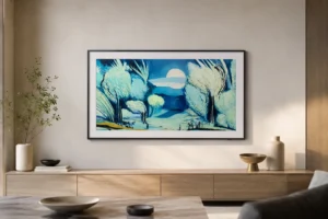 The Frame 43" é para quem quer uma TV integrada à decoração