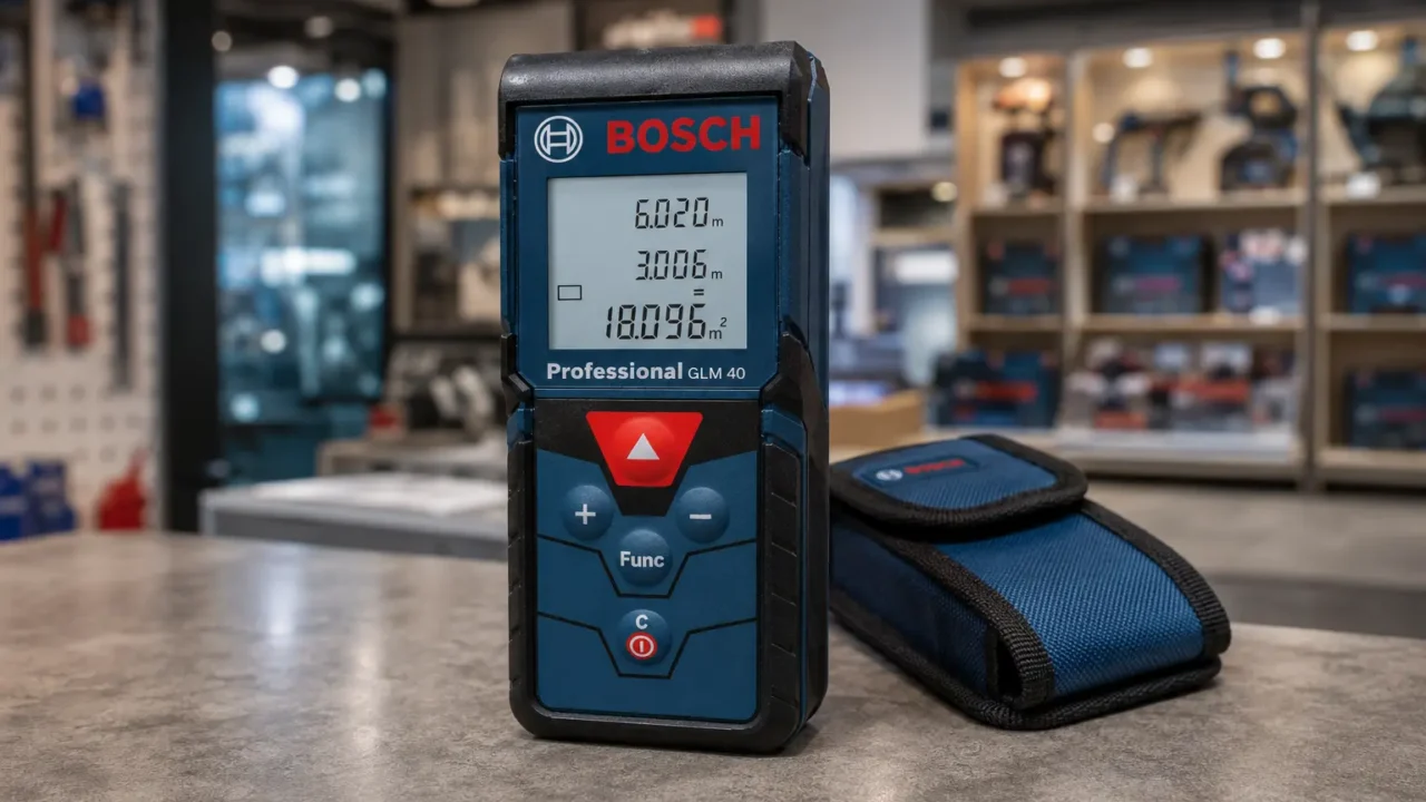 Bosch GLM 40 serve a medições frequentes, não ao uso ocasional
