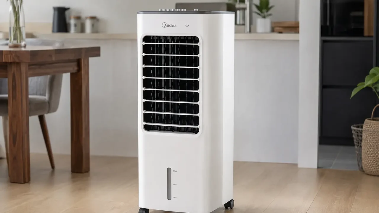Midea 5L atende quem quer 3 em 1, não só circulação de ar