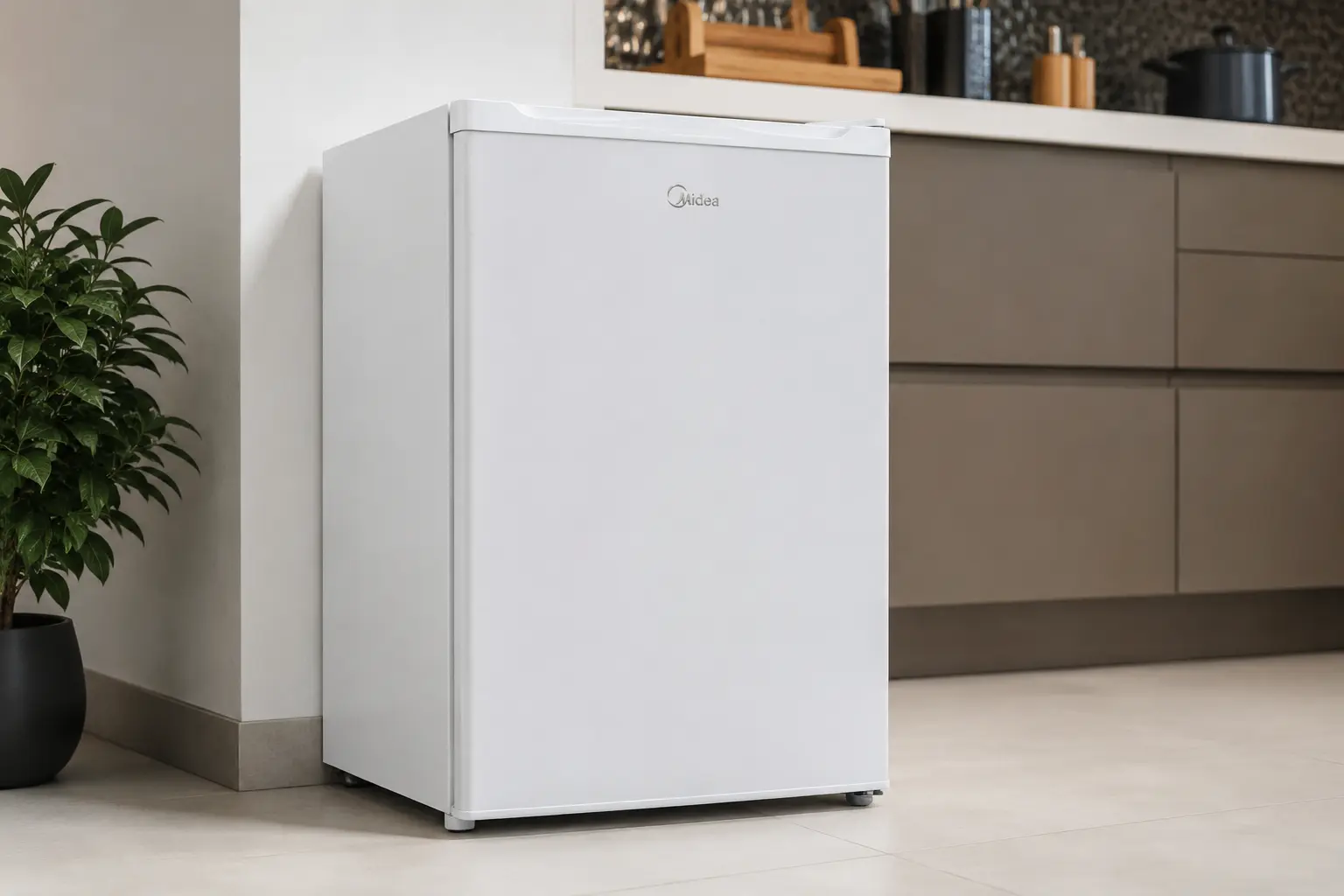 Frigobar Midea 67L serve para espaços pequenos, não para estoque