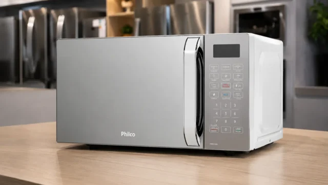 Micro-ondas Philco PMO23EB atende quem precisa de pouco espaço