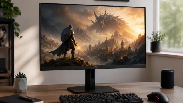 Monitor gamer AOC G4 27 atende quem busca tela grande e 180Hz