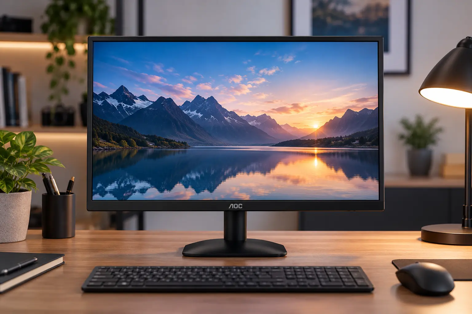 AOC 22B35HM23: 120 Hz compactos ou vale subir para 24”?