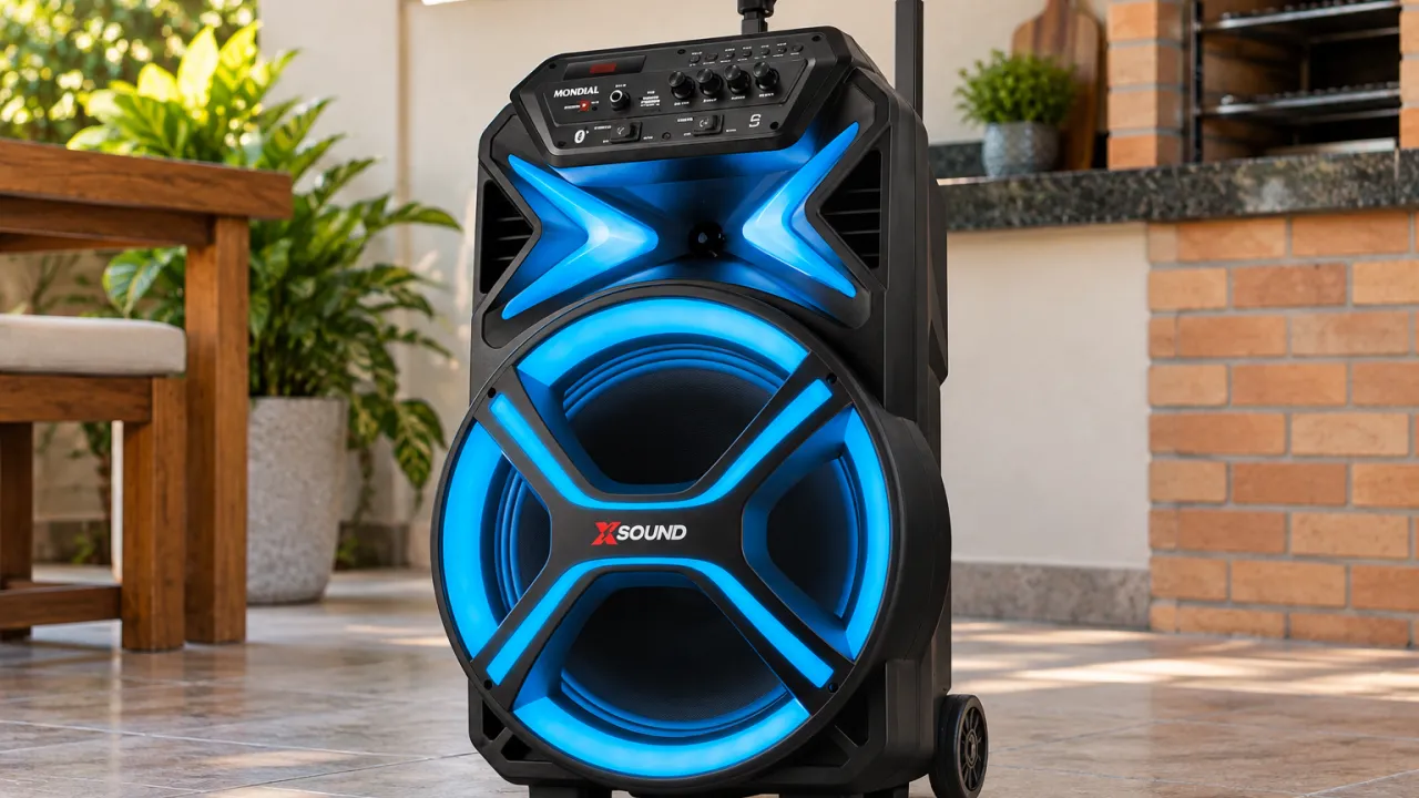 Mondial CM-550-L: potência para festas ou caixa mais compacta?