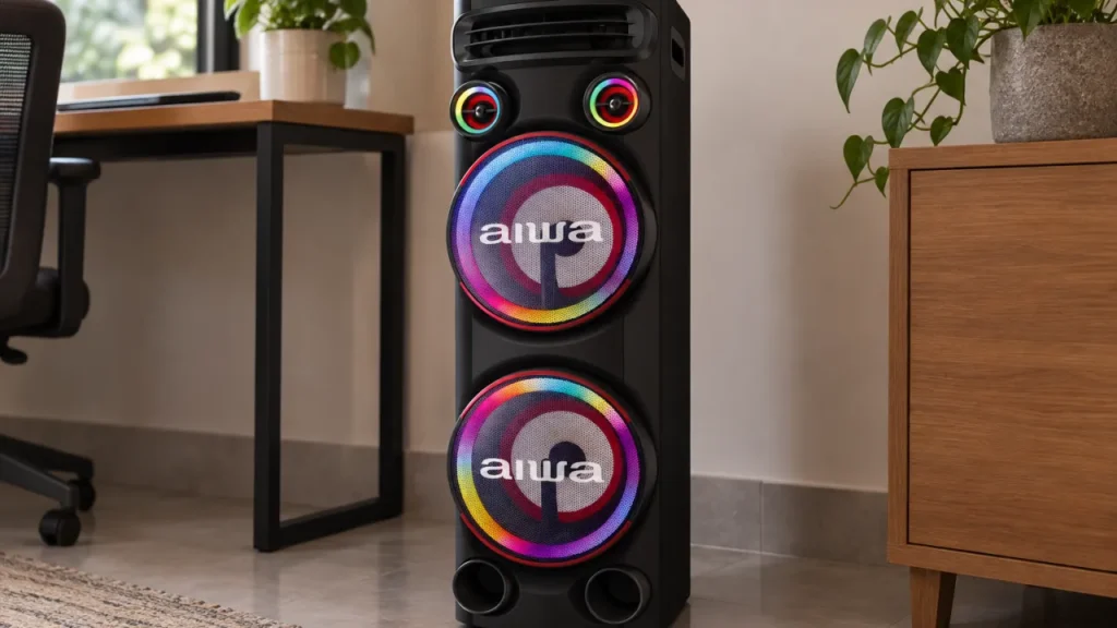 AIWA AWS-T2W-02: torre de 2300W ou caixa de festa compacta?
