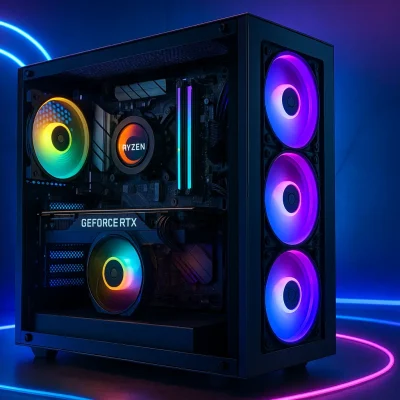 Monte seu PC: Ryzen 7 5700, RTX 4060 Ti, 16GB, 1TB SSD