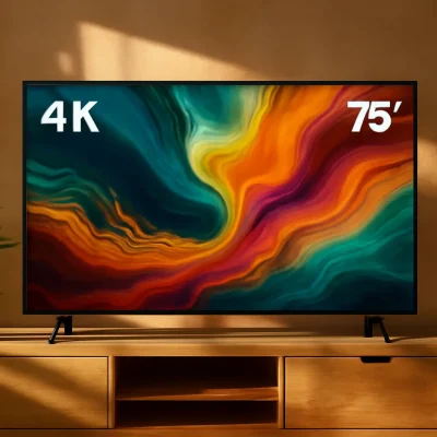 5 Smart TVs 75” 4K que vão transformar sua sala em 2025