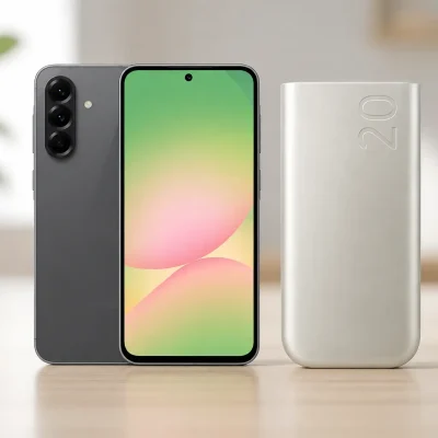 Samsung A56 5G: faz sentido com bateria portátil 20000 mAh?