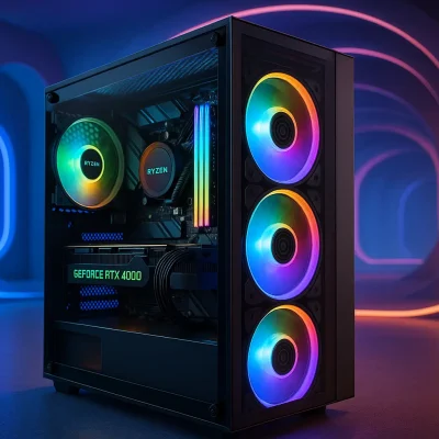 Monte seu PC: Ryzen 7 5700X3D, RTX 4080 Super, 32GB, 1TB SSD