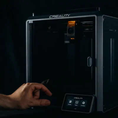 Creality K1C Impressora 3D surge com 10% OFF em até 10x; 600 mm/s de velocidade