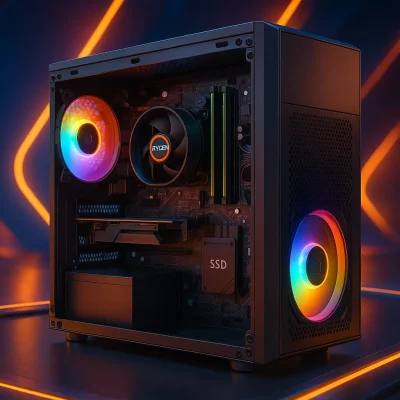 Monte seu PC: Ryzen 5 4600G, 16GB, 480GB SSD