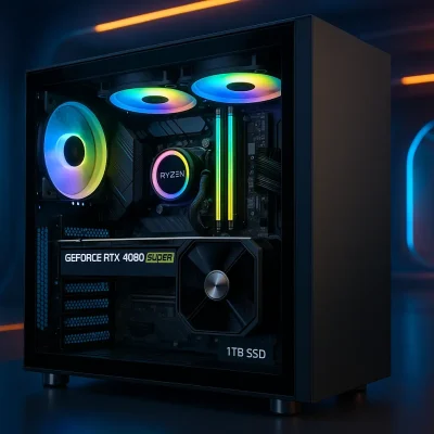 Monte seu PC: Ryzen 9 7950X, RTX 4080 Super, 32GB, 1TB SSD