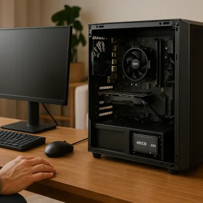 Monte seu PC: Ryzen 5 4600G, 16GB, 480GB SSD