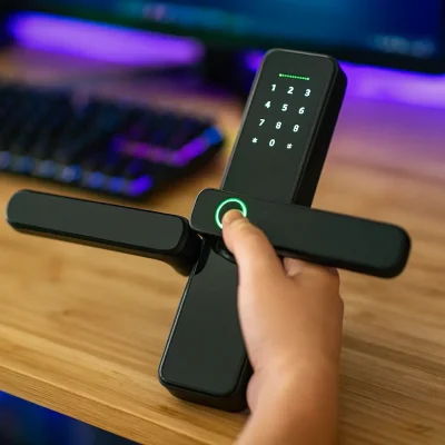 Setups compactos: a LucZeng Fechadura Digital Biométrica cabe e refrigera bem? Testamos