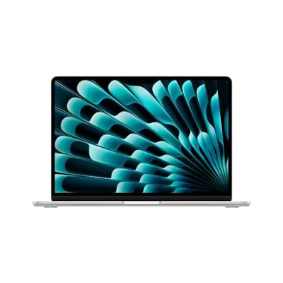 Apple 2024 MacBook Air (de 13 polegadas, Chip M3 da Apple com CPU de oito núcleos e GPU de oito núcleos, 8GB Memória unificada, de 256 GB) - Prateado