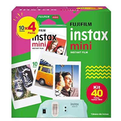 Fujifilm Instax Mini - Filme Com 40 Fotos, Borda Branca, Foto Colorida